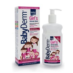 Babyderm Girl’s Intimate Wash Υγρό Καθαρισμού Ευαίσθητης Περιοχής Kοριτσιών 300ml