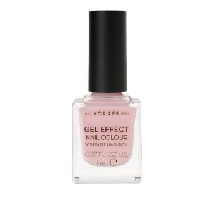 Korres Gel Effect Gloss Дълготраен Лак за Нокти 05 Candy Pink 11мл