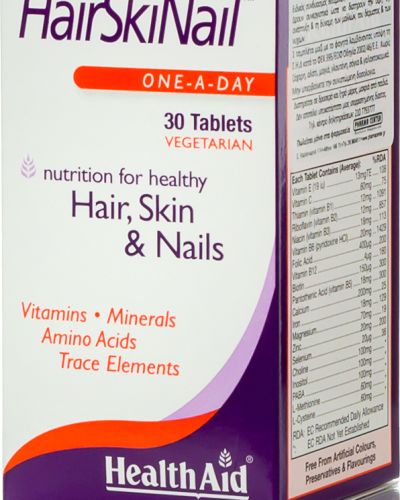 Health Aid HairSkiNail Formula Συμπλήρωμα Διατροφής 30tabs.