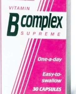Health Aid Vitamin B Complex Supreme 30 caps Βιταμίνη για Ενέργεια, τα Μαλλιά & τo Δέρμα 30 κάψουλες