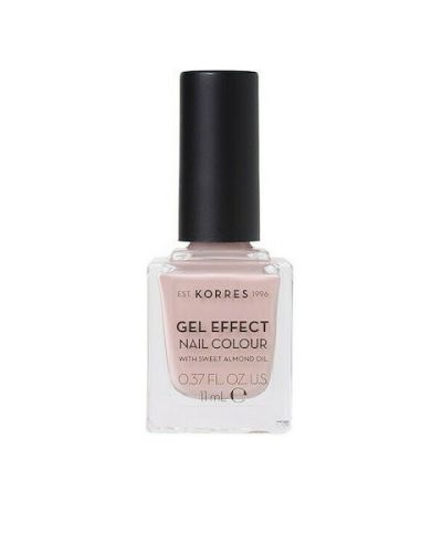 Korres Gel Effect Gloss Long Lasting Nail Polish Pink 32 Cocoa Sand 11ml