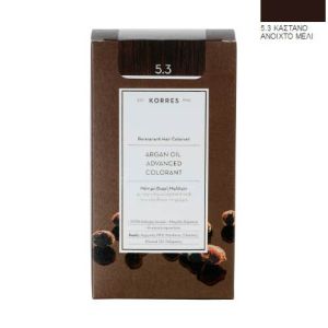 Korres Argan Oil Advanced Colorant Νr 5,3 Καστανό Ανοιχτό Μελί 50ml