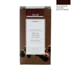 Korres Argan Oil Advanced Colorant Νr 66,46 Έντονο Κόκκινο Βουργουνδίας 50ml