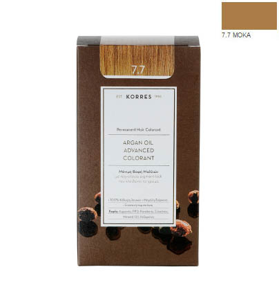 Korres Argan Oil Advanced Colorant Νr 7,7 Мока 50ml
