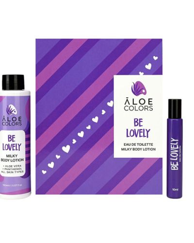 Aloe Colors Be Lovely Γυναικείο Σετ με Body Lotion