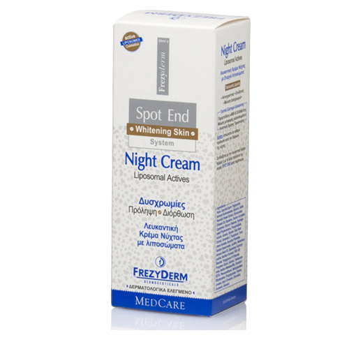 Frezyderm Spot End Κρέμα Προσώπου Νυκτός για Πανάδες & Λεύκανση με Βιταμίνη C & Ceramides 50ml