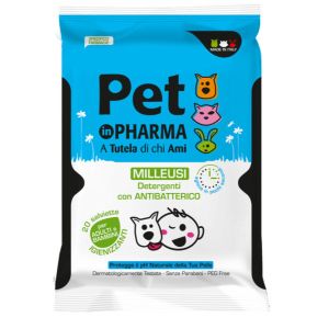 Pet Pharma Αντιβακτηριδιακά Μαντηλάκια Πολλών Χρήσεων 20 Υγρά Μαντηλάκια