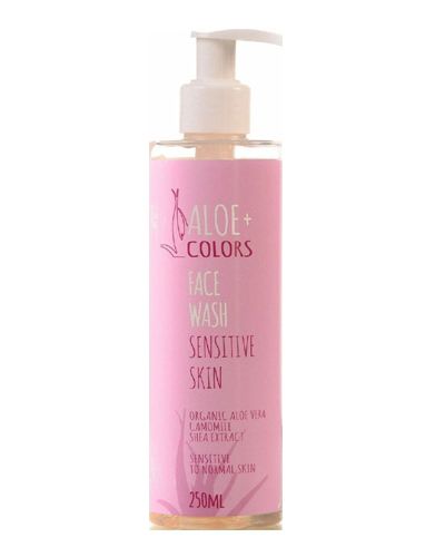 Aloe Colors Почистващ Гел за Лице за Чувствителна Кожа 250 мл
