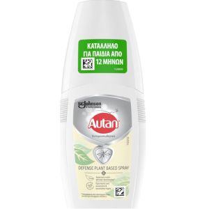 Autan Defence Plant Based Spray Εντομοαπωθητικό Κατάλληλο για Παιδιά από 12 Μηνών 100ml