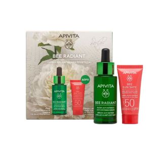 APIVITA Promo Bee Radiant Radiance & Anti-Aging Care Set with Serum 30ml & Face Cream 15ml