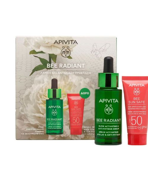 APIVITA Promo Bee Radiant Σετ Περιποίησης για Λάμψη & Αντιγήρανση με Serum 30ml & Κρέμα Προσώπου 15ml