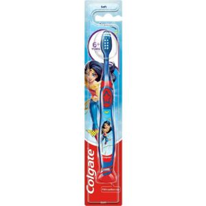 Colgate Παιδική Οδοντόβουρτσα Wonder Woman Μπλε / Κόκκινη για 6+ χρονών