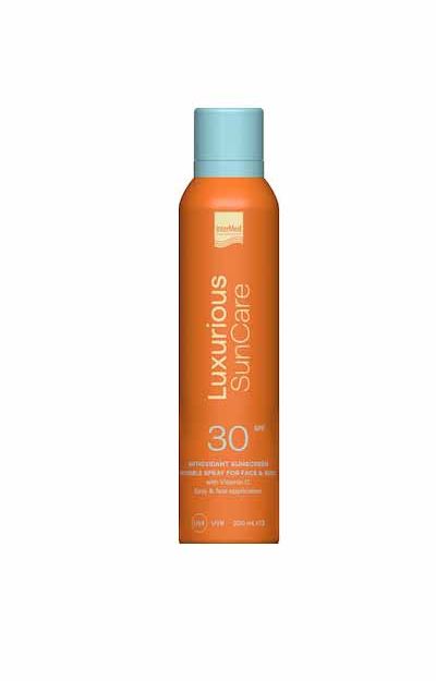 Intermed Luxurious Suncare Αντηλιακή Κρέμα για το Σώμα SPF30 σε Spray 200ml