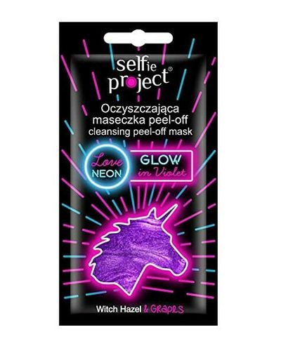 Selfie Project GlowInViolet Face Mask for Cleansing,Glow 10ml