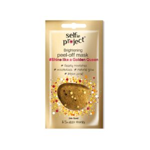 Selfie Project Shine Like a Golden Queen Маска за лице за хидратация, подхранване и блясък 12ml
