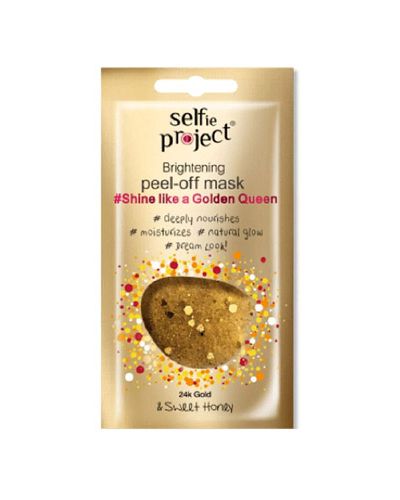 Selfie Project Shine Like a Golden Queen Face Mask for Hydration, Nourishment, Shine 12ml