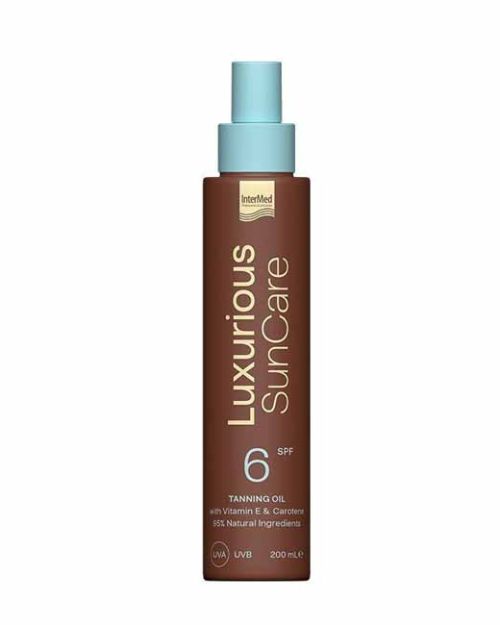 Intermed Luxurious Sun Care Αντηλιακό Λάδι για το Σώμα SPF6 200ml