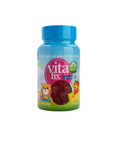 Intermed Vitafix Multi & Probio Gummies Strawberry 60pcs