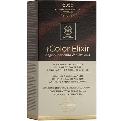 Apivita My Color Elixir 6.65 Тъмно Червено Махагоново Русо