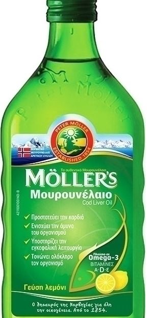Moller’s Cod Liver Oil 250ml Λεμόνι