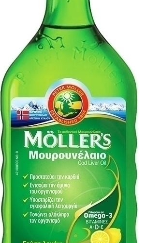 Moller’s Cod Liver Oil 250ml Λεμόνι