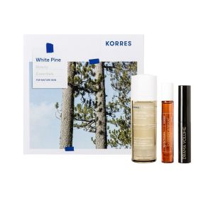 Korres Set White Pine Beauty Essentials White Pine Ορός Προσώπου για Ώριμες Επιδερμίδες 30ml & Volcanic Minerals Μάσκαρα 4ml & Cashmere Kumquat Άρωμα EDT 10ml