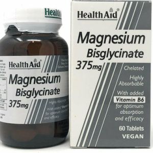 Health Aid Magnesium Bisglycinate 375mg 60 ταμπλέτες