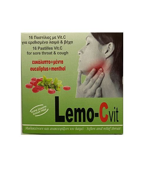 Enofarm Lemo-Cvit Καραμέλες Ευκάλυπτος & Μέντα 16τμχ