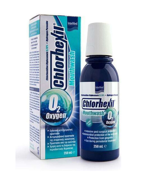 Intermed Chlorhexil Oxygen O2 Mouthwash 0,20% 250ml