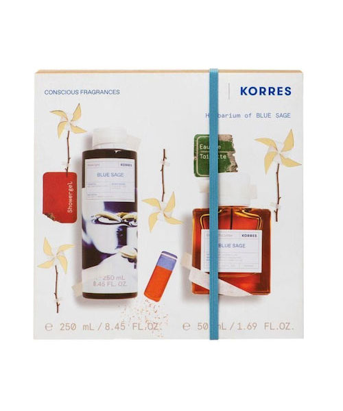 Korres Herbarium Of Blue Sage Мъжки Комплект с Тоалетна Вода 50 мл