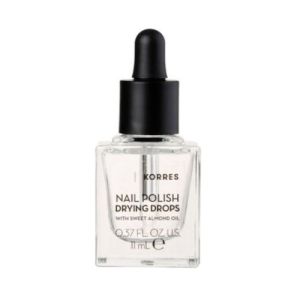 Korres Top Coat για Απλά Βερνίκια Drying Drops 11ml