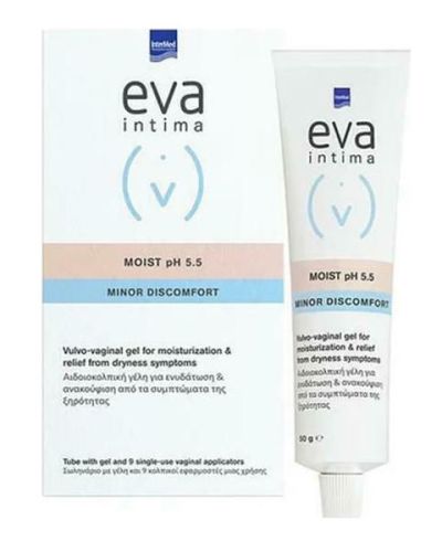 InterMed Eva Intima Moist pH 5.5 Gel Ενυδάτωσης με Χαμομήλι και Αλόη 9 x 5gr