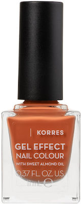 Korres Gel Effect Gloss Βερνίκι Νυχιών Μακράς Διαρκείας Keramos 64 11ml