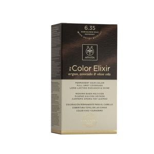Apivita My Color Elixir Ammonia Free Hair Color 6.35 Blonde Dark Honey Honey 50ml