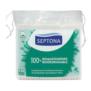 Septona Μπατονέτες Βιοδιασπώμενες σε Σακουλάκι 200τμχ