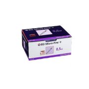 BD Micro-Fine+ Σύριγγες Ινσουλίνης 30G x 8mm 0.5ml 100τμχ