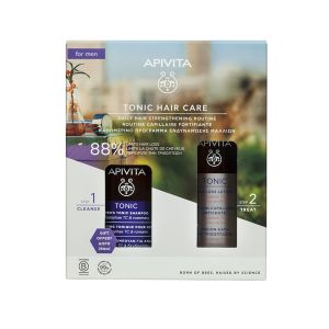 Apivita Tonic Hair Care Σετ Περιποίησης Μαλλιών κατά της Τριχόπτωσης με Σαμπουάν και Λοσιόν 2τμχ