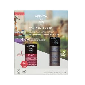 Apivita Hair Loss Women Σετ Περιποίησης Μαλλιών κατά της Τριχόπτωσης με Σαμπουάν και Λοσιόν